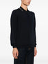 fine-knit polo shirt
